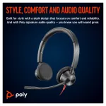 Poly Blackwire 3325 ST MS sertifikuotos USB-C 3.5mm ki&scaron;tukas USB-C/A 8X222AA