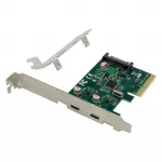 Conceptronic 4xPCIe2.0 plok&scaron;tė 2xUSB-C3.2 Gen2 10Gbps