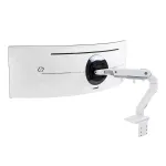 Monitoriaus laikiklis Ergotron HX su HD &scaron;arnyru, 1 ultraplačiam ar lenktam ekranui iki 49", prie stalo, baltas (45-647-216)