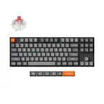 Belaidė mechaninė klaviatūra Keychron K8 Max RGB, Super Red, US, juoda