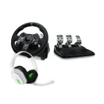 Logitech G920 Wheel + Astro A10 Xbox Ausinės Baltos