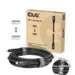 USB kabelis Club 3D CAC-2509 USB4 Gen 2x2 9 m USB C 20 Gbit/s 100 W Juodas