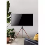 Grindinis TV stovas-trikojis Manhattan vienam ekranui, VESA iki 600 &times; 400, iki 32 kg (461795)