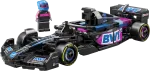 Konstruktorius LEGO Speed Champions BWT Alpine F1 Team A524 F1 lenktyninis automobilis, 258 detalės (77248)