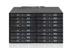 Keičiamų diskų rėmas Icy Dock ToughArmor MB516SP-B, 16 x 2,5" SATA/SAS, Mini-SAS HD (MB516SP-B)
