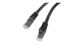 Komutacinis kabelis Lanberg cat.6 UTP LSZH CU 5m juodas (PCU6-10CU-0500-BK)