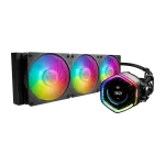 Skysčio au&scaron;inimo sistema procesoriui Cooler Master MasterLiquid 360 ION, 360 mm, LCD ekranas, juoda (MLY-D36M-A24PZ-R1)