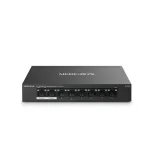 PoE komutatorius Mercusys MS108GP, 8 gigabitiniai prievadai, 7 PoE+, 65 W (MS108GP)