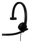 Ausinė su mikrofonu Logitech H570e Mono, USB-A, juoda (981-001426)