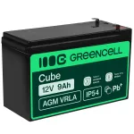 AGM akumuliatorius Green Cell 12 V 9 Ah, VRLA, Faston 250 (F2) (AGM06)