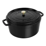 Ketaus puodas STAUB La Cocotte 34 cm, 12,6 l, juodas (40510-307-0)