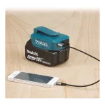 USB adapteris Makita 14,4/18 V LXT akumuliatoriams (DECADP05)