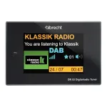 DAB+ radijo imtuvas Albrecht DR 53, 4" spalvotas ekranas, juodas (27251)