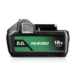 Akumuliatorius HiKOKI BSL1850MA, 18 V, 5,0 Ah, Li-ion, juodas (378683)