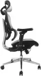 Equip ergonominė biuro kėdė su galvos/porankių atramomis pilka lite