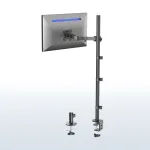 Stalinis monitoriaus laikiklis VIVO STAND-V011, auk&scaron;tas 99 cm stovas, 1 petys, iki 38", VESA 75/100, juoda (STAND-V011)