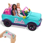 Radijo bangomis valdomas automobilis Hot Wheels Barbie RC SUV (HTP53)