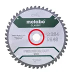 Diskinio pjūklo geležtė Metabo Precision Cut Wood Classic, 254 x 30 mm, 48 dantys (628061000)