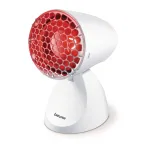 Infraraudonųjų spindulių lempa Beurer IL 11, 100 W, apsauginis tinklelis, balta (61403)