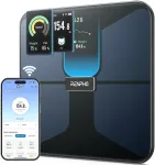 I&scaron;maniosios svarstyklės RENPHO R-MSB05, Wi-Fi ir Bluetooth, 18 kūno rodiklių, juodos (R-MSB05)