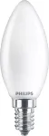 LED lemputės Philips Classic žvakės formos E14, 40 W ekvivalentas, &scaron;iltai balta, matinė, 2 vnt. (929001345367)