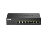 PoE komutatorius D-Link DMS-108P, 8 x 2,5 Gigabit Ethernet PoE++, 230 W biudžetas (DMS-108P/E)