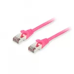 Equip Komutacinis kabelis Cat6A S/FTP 2xRJ45 20.00m rožinė LSZH polietileno mai&scaron;elis