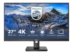 Monitorius Philips 27" 3840x2160 IPS H/A, USB C jungtis, RJ45x1 tinklo jungtis, USB &scaron;akotuvas, garsiakalbiai (279P1/00)