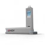Lindy USB C tipo prievado užraktas Mėlynas