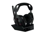 Belaidės žaidimų ausinės Logitech G ASTRO A50 Gen 5 su pamatine stotele, juoda (939-002224)