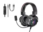 Conceptronic ausinės mikrofonu RGB 2.20m Baltos