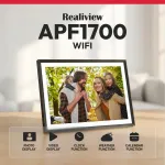 Skaitmeninis nuotraukų rėmelis AgfaPhoto Realiview APF1700WIFI, 17", Wi-Fi, 32 GB (APF1700WIFI)