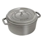 Ketaus puodas STAUB La Cocotte 26 cm, 5,25 l, grafito pilkas (40509-312-0)