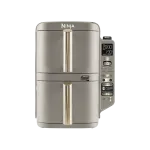 Kar&scaron;to oro gruzdintuvė Ninja Double Stack XL SL451EU su termometru, 9,5 l, smėlio ir aukso (SL451EUSD)