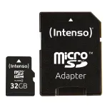 Atminties kortelė Intenso microSDHC 32 GB, Class 4, su SD adapteriu (3403480)