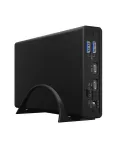 I&scaron;orinis 2,5"/3,5" disko korpusas Icy Box IB-382H-C31 su 3 lizdų USB &scaron;akotuvu, USB 3.2 Gen 2 (IB-382H-C31)