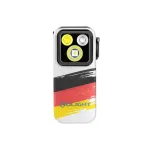 Žibintuvėlis su segtuku Olight Oclip Pro, 500 lm, 3 &scaron;viesos &scaron;altiniai, balta su vokietijos vėliavos ra&scaron;tu (O-OCLIPPRO-DENF)