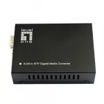 Optinio pluo&scaron;to keitiklis LevelOne Keitiklis GVT-2015 10/100/1000T>RJ45 į SFP 60W sw