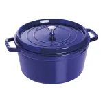Ketaus puodas STAUB La Cocotte 30 cm, 8,35 l, tamsiai mėlynas (40510-286-0)