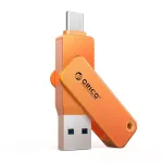 USB atmintinė ORICO EB05 256 GB, USB-C ir USB-A, oranžinė (ORICO-EB05-256GB-OR-EP)