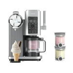 Ledų aparatas Ninja CREAMi Scoop & Swirl NC701EU, 13 programų, sidabrinis (NC701EU)
