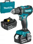Akumuliatorinis gręžtuvas-suktuvas Makita DDF485RFE, 18 V, su 2 &times; 3 Ah akumuliatoriais
