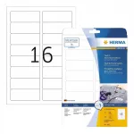 HERMA Tekstilės/vardų etiketės A4 88,9x33,8mm Baltos 320 vnt.