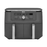 Kar&scaron;to oro gruzdintuvė Ninja MAX Dual Zone DZ400EU, 9,5 l, dvi zonos, pilka (DZ400EU)