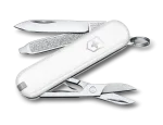 Ki&scaron;eninis peilis Victorinox Classic SD Falling Snow, 7 funkcijos, balta (0.6223.7G)