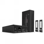 Lindy 300m &Scaron;viesolaidžio DisplayPort 1.2 KVM AV signalo perdavimo sistema