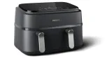 Kar&scaron;to oro gruzdintuvė Philips Ovi Dual 3000 NA351/00, juoda ir sidabrinė