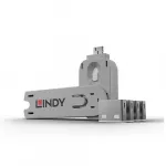 Lindy USB A tipo prievadų spynos 4x Baltos su raktu
