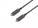 USB kabelis Equip USB-C - USB-C 15 m Juodas (119463)