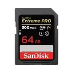 Atminties kortelė SanDisk Extreme PRO SDXC UHS-II V90, 64 GB, 300 MB/s (SDSDXDK-064G-GN4IN)